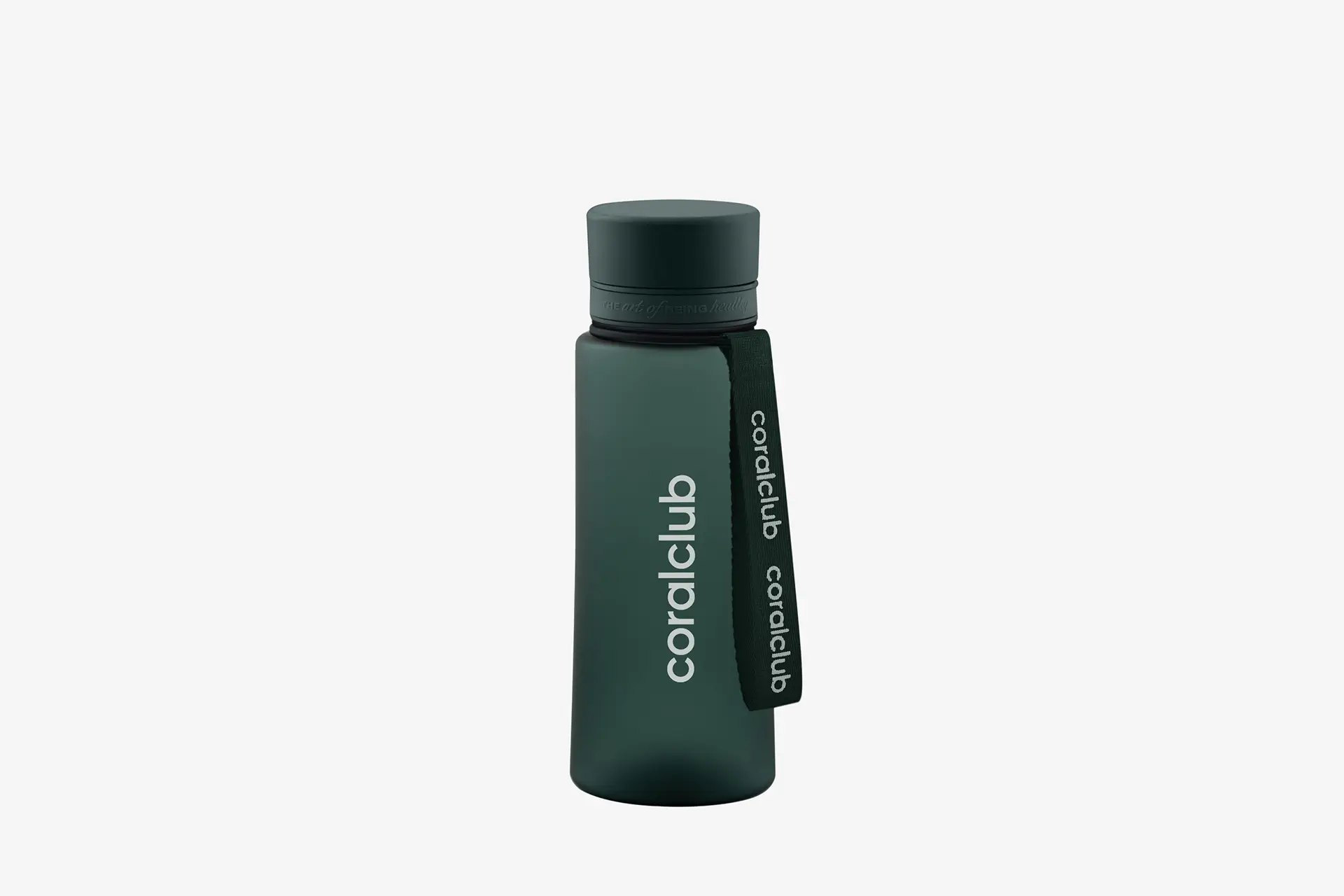 Sticlă din plastic coralclub, verde închis